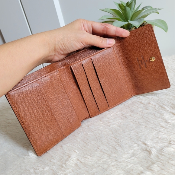 💕Authentic LOUIS VUITTON Compact Wallet Monogram - Picture 3 of 16